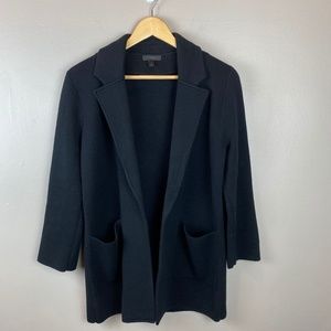JCrew Sophie Open-Front Sweater Blazer - Black